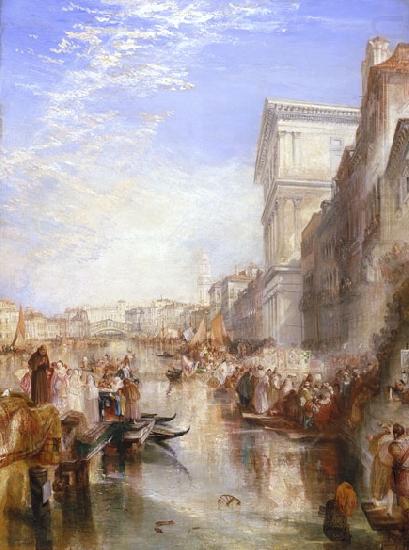 Joseph Mallord William Turner The Grand Canal - Scene - A Street In Venice china oil painting image